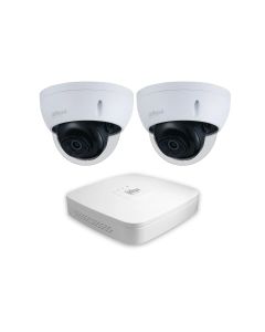 Dahua Surveillance-pakke med 2 IP-kameraer, NVR+2TB