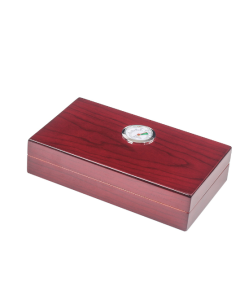 Bærbar Humidor, Cigarkasse, 190x110x45 mm - Mørk cedertræ