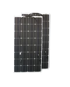 200W solpaneler, 2x100w, monokrystallinske, markedsledende effekt, bøjelig