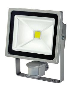30W LED strålkastare med rörelsesensor, vattentät