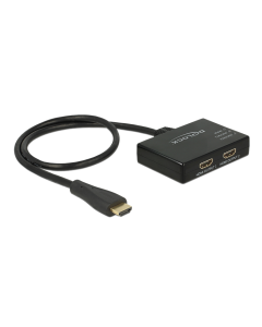 Delock HDMI Splitter 1 x HDMI ind > 2 x HDMI ud 4K
