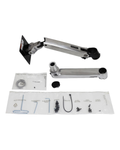 Ergotron LX ARM, FORLÆNGELSE OG KRAVESÆT, POLERET ALUMINIUM