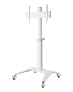 DELTACO Office Display Cart, 37"-70", 70 kg, hvid