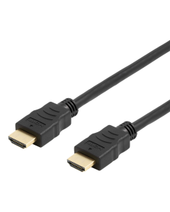 DELTACO Office HIGH-SPEED HDMI-kabel, 1M, 4K UHD, sort