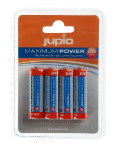 Jupio Genopladelige Batterier AA 2700 mAh 4 stk VPE-10