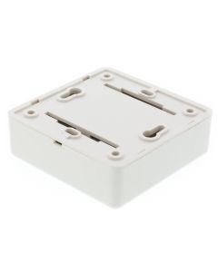DELTACO Overflademonteret vægudtag, UTP 2xRJ45, Cat6