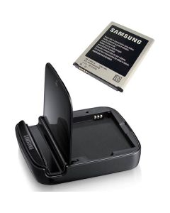 Batterikitt med extra batteri och dockningsstation till Samsung