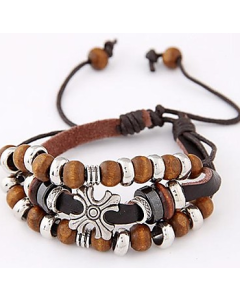 Wrapper läder armband