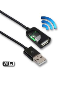 AirDrive Forensic keylogger-kabel, WiFi, hardwarekryptering, webgrænseflade