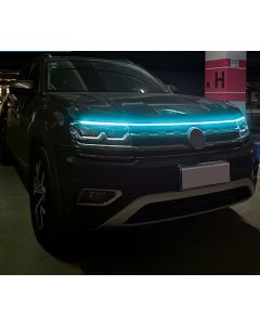 Lysliste til motorhjelm, LED Strip / Led Belysning til motorhjelm, 1,8m, blå
