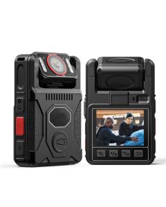 BodyCam 4K Ultra HD PRO, politi- og sikkerhedskamera, 180°, lang batterilevetid, hurtig opladning, GPS, IR Dark Vision