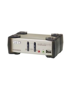 Aten 2 Port PS/2, USB VGA KVM Switch, 3,5 mm Stereo 2048 x 1536 Maksimal opløsning