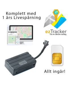 ezTracker GPS Tracker till fordon med 1 års gratis livespårning i EU
