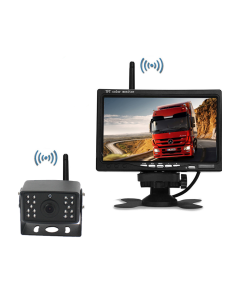 Trådløst bakkamera, 7", Auto IR Night Vision, 120°, IP69, Lang rækkevidde
