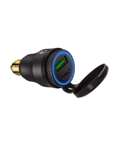 USB-oplader 30W DIN, til MC, USB-C / USB, Quick Charge 3.0