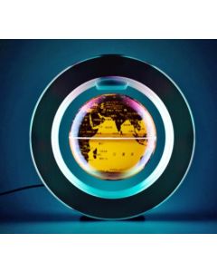 Flydende globus, natlys & dekoration, lavenergi LED - Guld