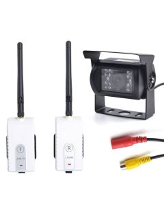 Trådlös backkamera, 200 m räckvidd, 2,4 GHz, 120°, IP68, IR-belysning