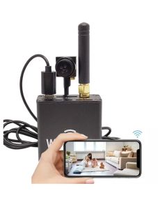 Trådløst WIFI knaphulskamera, skjult spionkamera, 1080p, lydoptagelse