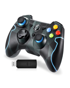 Trådløs controller 2,4 GHz, gamepad til pc, mobil og konsol (PS5)