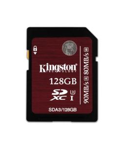 Kingston 128GB SDXC 4K2K, ULTRA HD Videooptagelsesunderstøttelse