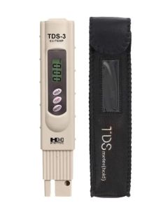 TDS-A1 3-i-1 partikelmåler til vand med temperaturmåler, 0-9990 PPM, Hold-hukommelse