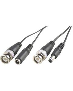 video/ström-kabel, 1xström ha - ho & 1xBNC ha - ha, 10m