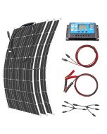 300w Solpanelpakke / Solcellepakke, 3x100W solpaneler & controller, Monokrystallinsk, fleksibelt design, kan udvides