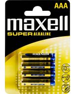 Maxell AAA LR03 super alkaline batterier 4-pak