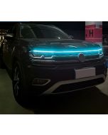 Lysliste til motorhjelm, LED Strip / Led Belysning til motorhjelm, 1,8m, blå
