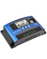 Solcelleregulator MPPT 40A, til solpaneler og strømforsyning, 2xUSB, afladningsbeskyttelse
