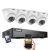 FullHD 1080p overvågningssystem, 4 kameraer, 8-kanals DVR, Motion Detection, IP66, 1TB