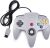 Klassisk Nintendo 64-controller, originalt stik - Grå