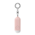 Bærbar personalarm/overfaldsalarm med LED-lampe - Pink