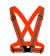 Refleksvest, justerbar, orange