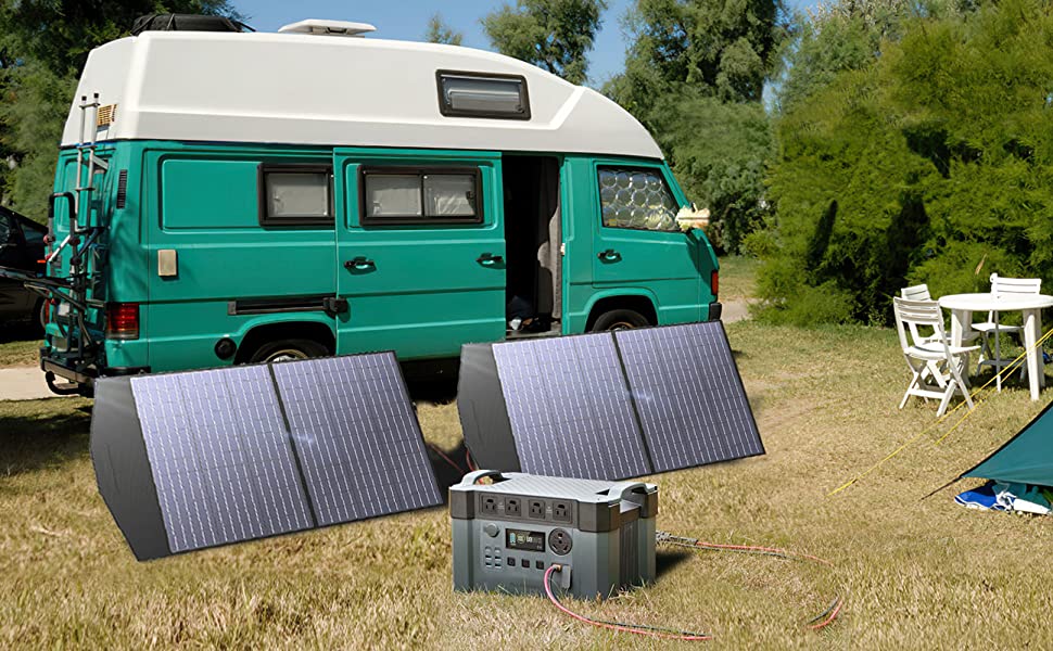 Solpanel til camping og sommerhuse